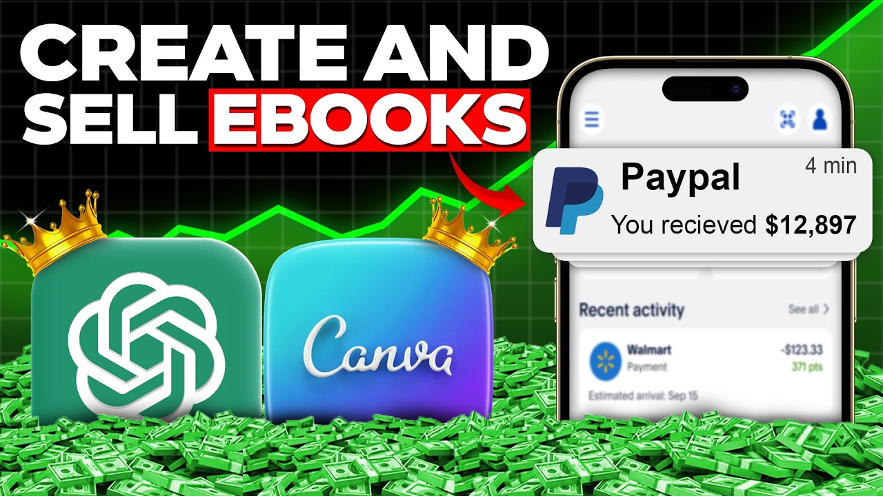 🤑How to Create & Sell Ebooks Online In 20 mins Using AI & Make $400/Day | UPDATED VERSION