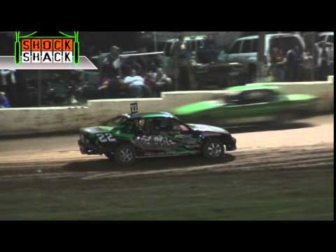 Production Sedans - B-Main - Australian Title - Gympie Speedway - 25.04.14