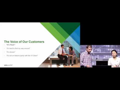 VMworld 2015 Europe: INF5093 - vSphere Web Client Yesterday, Today and Tomorrow