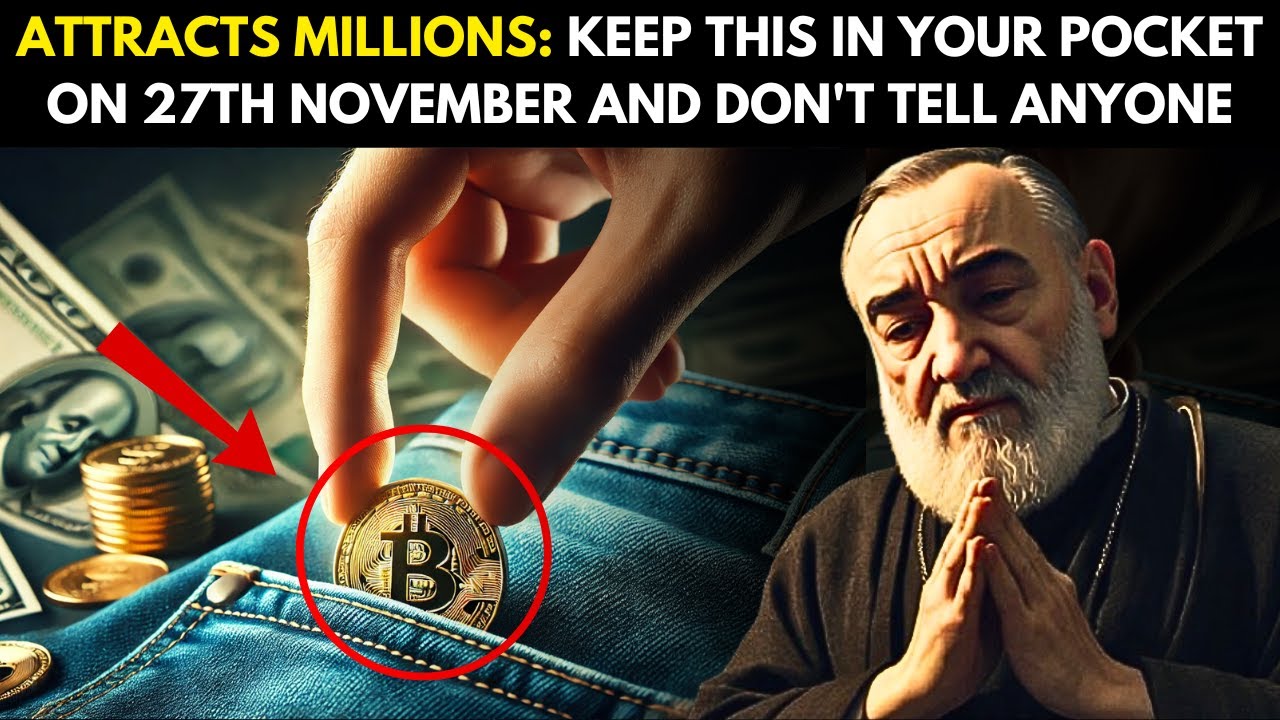 PADRE PIO: IF YOU KEEP THIS IN POCKET ON NOVEMBER 27TD, YOUR FINANCIAL PROBLEMS WILL END