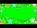 Beautiful Border Green Screen Chroma Key Star Grenscreen