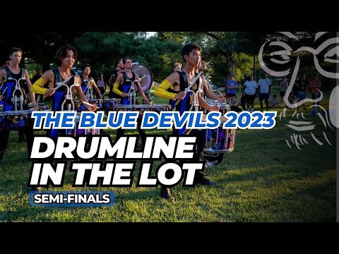 The Blue Devils Drumline In the Lot - Semifinals