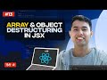 14 React Destructuring Props In JSX React Tutorial In Hindi