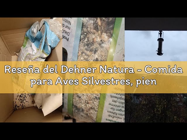 Vídeo relacionado con Dehner Natura - Comida para Aves Silvestres, pienso