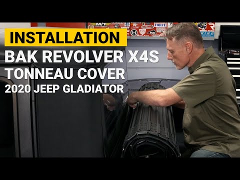 How to Install BAK Revolver X4s Tonneau Cover on a 2020 Jeep Gladiator