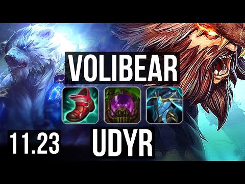 VOLIBEAR vs UDYR (JNG) | 9/1/12, Godlike | EUW Diamond | 11.23