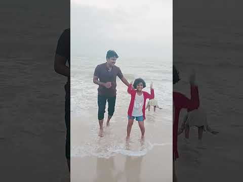 cham cham cham😍#beach lover # with babai..