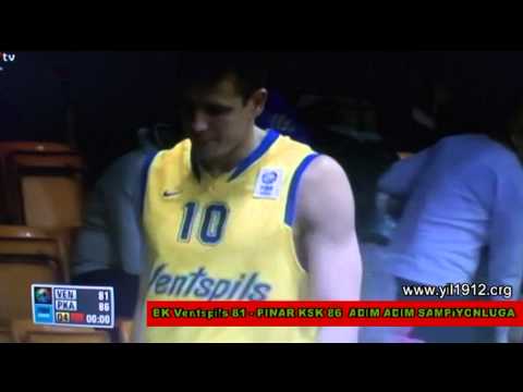 BK Ventspils 81 - Pınar Karşıyaka 86 son anlar..