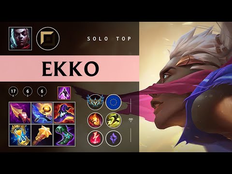 Ekko Top vs Fiora - EUW Challenger Patch 26.01