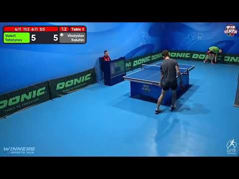 12:00 Valerii Tatarynov 1 - 3 Vladyslav Kaluhin West 1 WIN CUP 02.12.2022 | TABLE TENNIS WINCUP