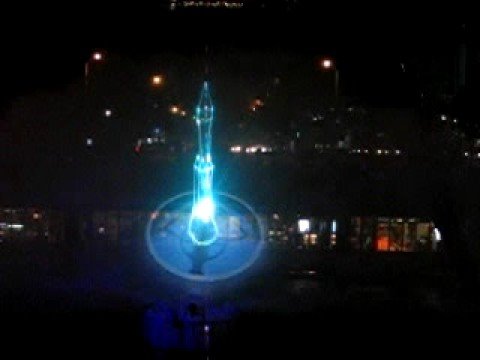 Laser show at Sun City Singapore