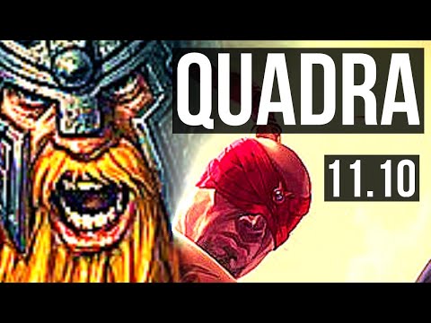 OLAF vs LEE SIN (JUNGLE) | 81% winrate, Quadra, 17/3/5, Legendary | TR Grandmaster | v11.10