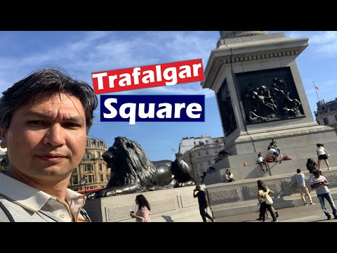 🇬🇧 Trafalgar Square LONDON Walking vlog | LONDON Travel Guide