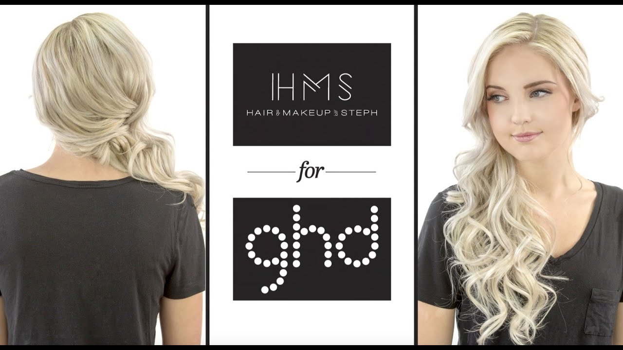 how-to hair | romantic side swept curls with stephanie Brinkerhoff | ghd platinum