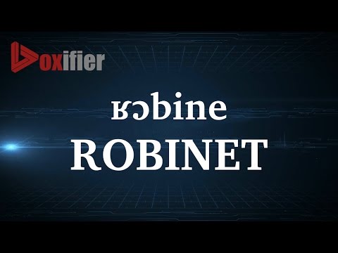 How to Pronunce Robinet in French - Voxifier.com