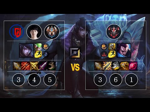 LGD Kramer Aphelios vs Yasuo Bot - KR Challenger Patch 10.10