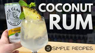 TOP 5 Coconut Rum Cocktails; 5 SIMPLE Recipes that are BETTER than Malibu
