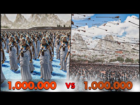 Can 1 Million Super Archers Stop 1 Million GOD Cleopatra - Ultimate Epic Battle Simulator 2