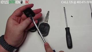 How To Replace A 2004 - 2009 Chevrolet Aveo Key Fob Battery