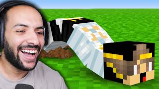 ماين كرافت : تحولت من انسان الي اطول دودة في العالم ( كسرت كل عظامي ) 🩸⛏ .!؟؟