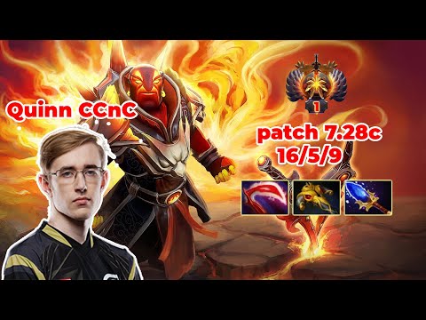 Quinn CCnC Ember Spirit Mid - DOTA 2 7.28c - MMR rank - Dota2 Gameplay [Learn To PRO dota2]
