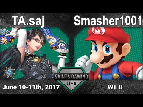 smasher1001 (Mario, Mega Man) vs TA.saj (Bayonetta) - Top 32 - SGL