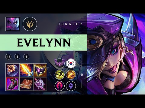 Evelynn Jungle vs Fiddlesticks - KR Master Patch 25.23