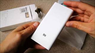 Xiaomi Mi power bank 2 20000mAh White (PLM05ZM) - відео 6