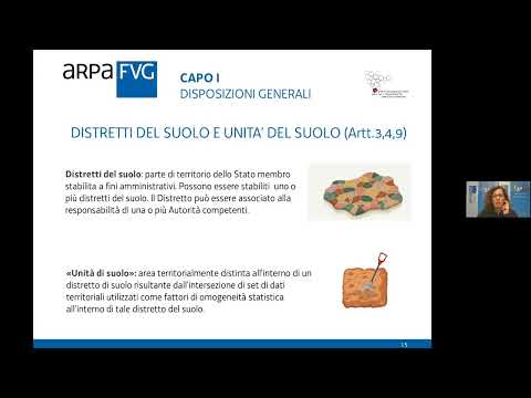frame del video: la qualità dei suoli in friuli..., visibile all'interno del canale youtube di arpa fvg