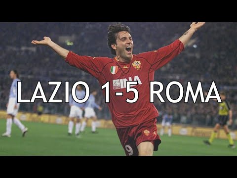 Lazio 1-5 Roma | Partita Integrale Serie A 2001/02 | Gol commento ZAMPA