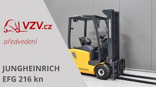 Chariot &eacute;l&eacute;vateur &agrave; trois roues Jungheinrich EFG 216 kn | Image 4 - Machineryline