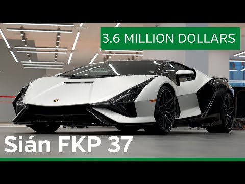 3.6 Million Dollar Lamborghini Sián FKP 37 - Car Review 4k