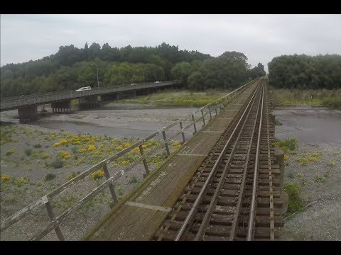 Geoffs Rail View : Ashburton to Temuka 4K Timelapse