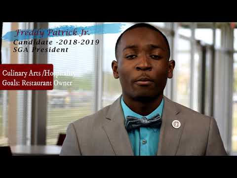 Freddy Patrick Jr  Candidate   SGA President 2018 2019