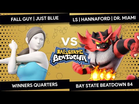 Bay State Beatdown 84 - Just Blue (Wii Fit Trainer) vs Dr. Miami (Incineroar) - Winners Quarters