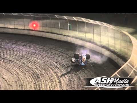 Wingless Sprints: Thompson Rollover - Toowoomba Speedbowl