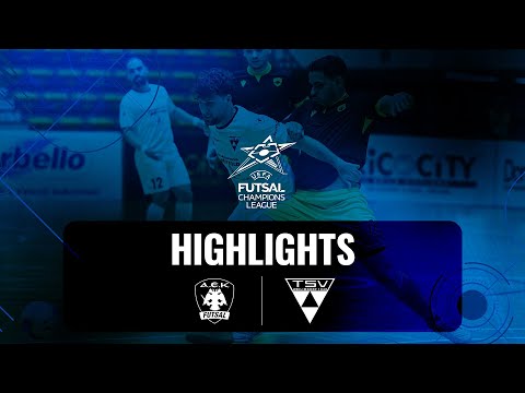 AEK Futsal vs. TSV Weilimdorf | HIGHLIGHTS | UEFA FUTSAL CHAMPIONS LEAGUE