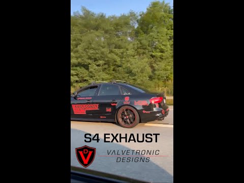 CRAZY LOUD AUDI S4 with VALVETRONIC Designs Exhaust #audi #s4 #exhaust #car #valvetronic #cars