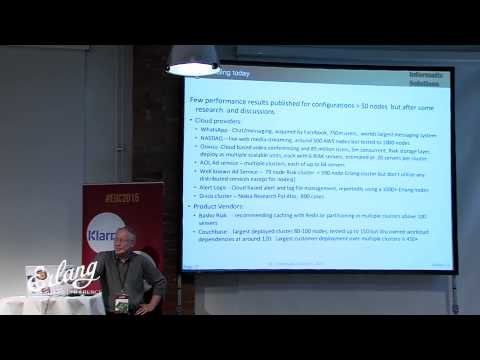 Cloud Scale Erlang - Richard Croucher - Erlang User Conference 2015