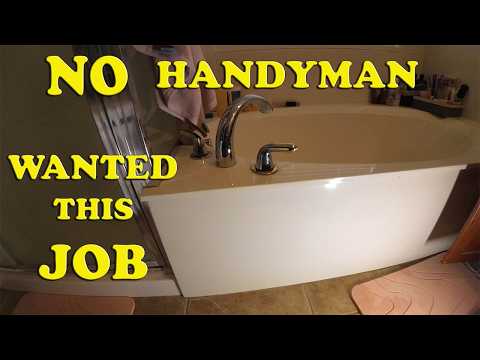 Replacing a Bathtub Faucet | No Access Door