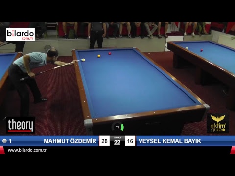 MAHMUT ÖZDEMİR & VEYSEL KEMAL BAYIK Bilardo Maçı - HATAYIN ANVATANA KATILIŞ KUPASI-3. Tur