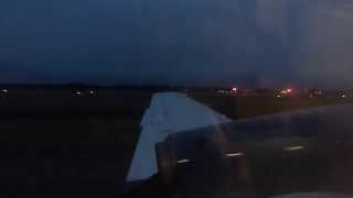 preview picture of video 'Sun-Air of Scandinavia BAe Jetstream 32 OY-SVB landing in Billund arriving from Düsseldorf'