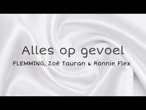 FLEMMING, Zoë Tauran & Ronnie Flex - Alles Op Gevoel , Lyrics