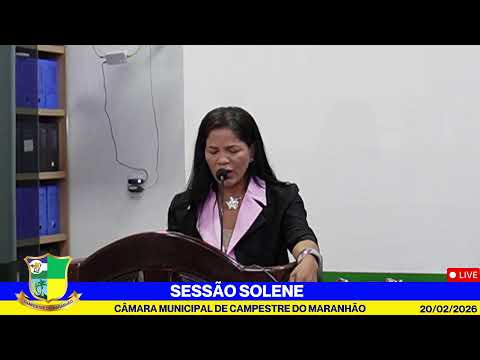 Sessão Ordinária da Câmara Municipal de Campestre do Maranhão - 20/02/2026