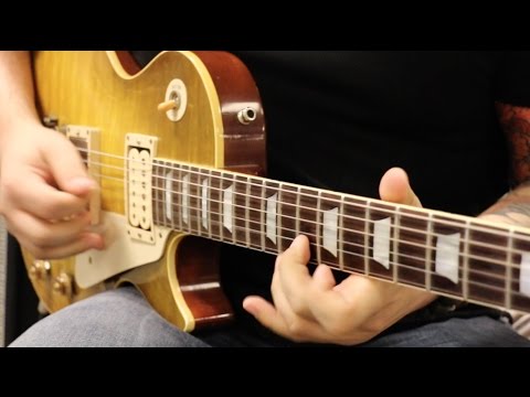 Tony Martinez playing our Gibson 1959 Les Paul Reissue here at Norman's Rare Guitars