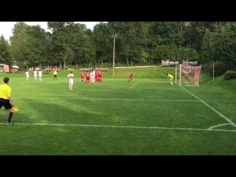 Freistoßtor Petr Novotný - FSV 1990 Neusalza-Spremberg : SG Crostwitz 1981