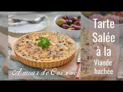 tarte salée à la viande hachée ou quiche à la viande hachée, recette ramadan 2019