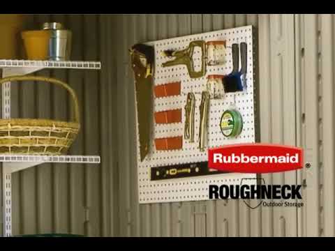 Rubbermaid shed what you get and could do with