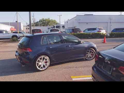 Volkswagen 2018 GTI with APR Flow-formed wheels