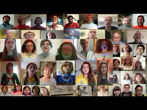 CORO VIRTUALE:  Signore dolce volto   J.S. Bach (BWV 244).  Coristi della diocesi di Crema